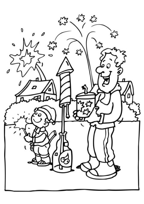 New Year Coloring Pages (6)