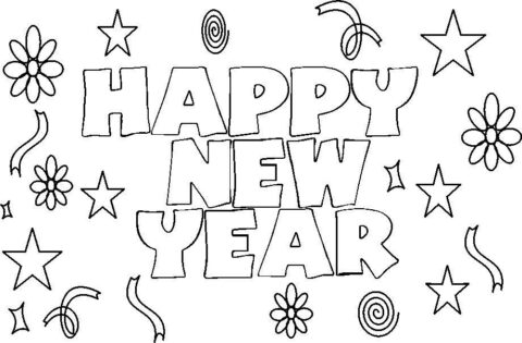 New Year Coloring Pages (7)