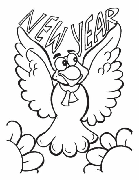 New Year Coloring Pages (9)
