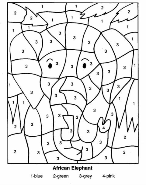 Number Coloring Pages (10)
