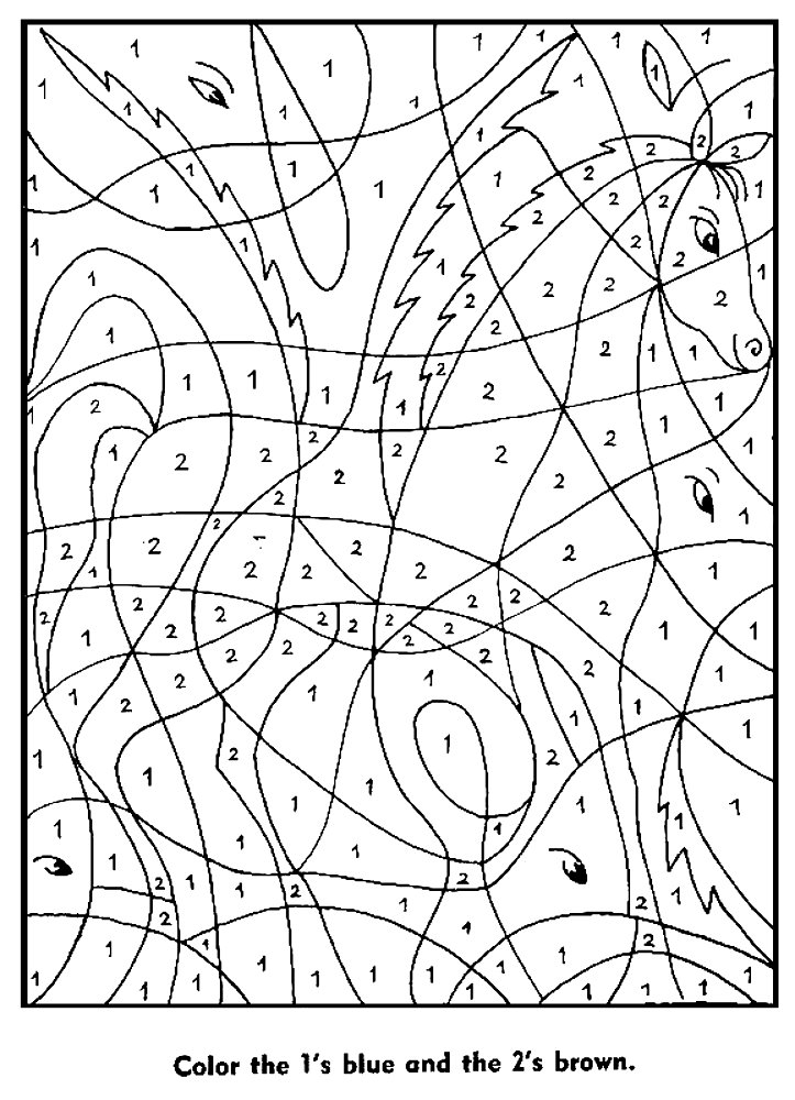 Number Coloring Pages (11) - Coloring Kids