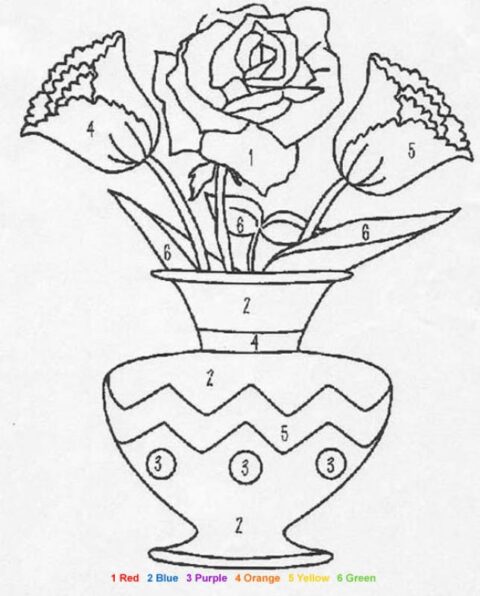 Number Coloring Pages (18)