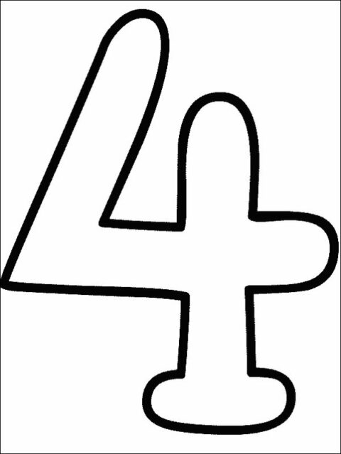 Number Coloring Pages (19)