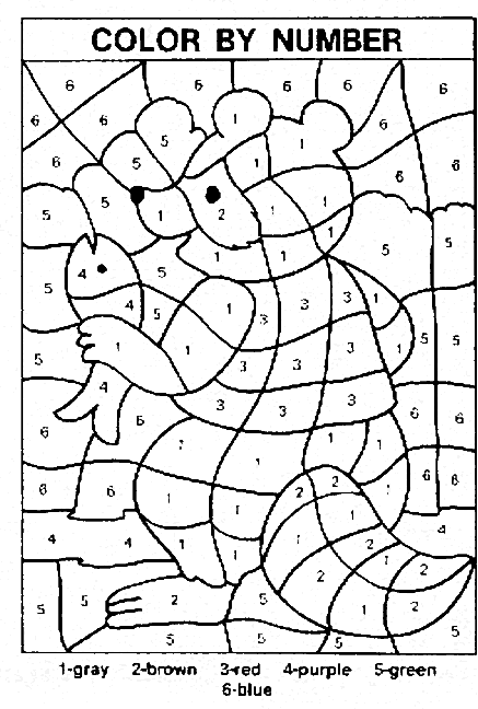 Coloring Pictures With Numbers 4