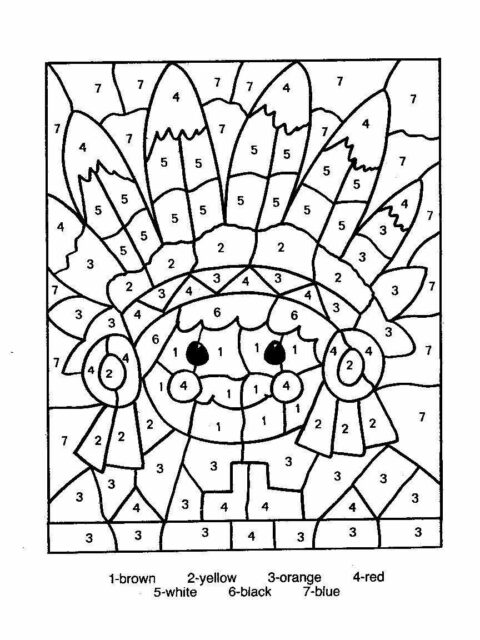 Number Coloring Pages (8)