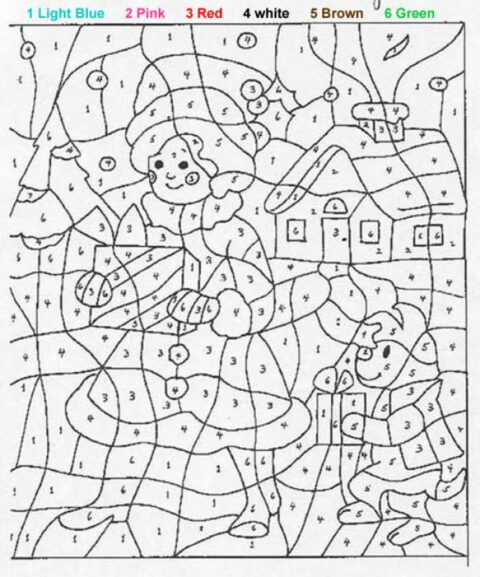 Number Coloring Pages (9)