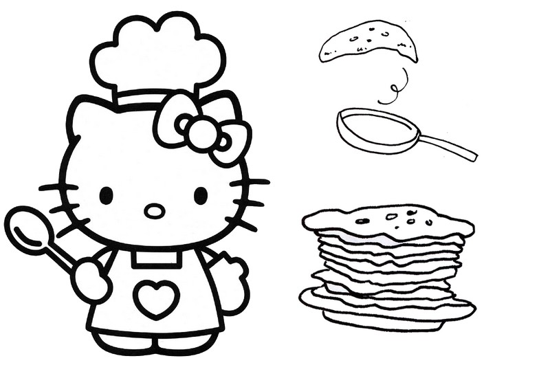 Pancake Day Coloring Sheets Coloring Pages