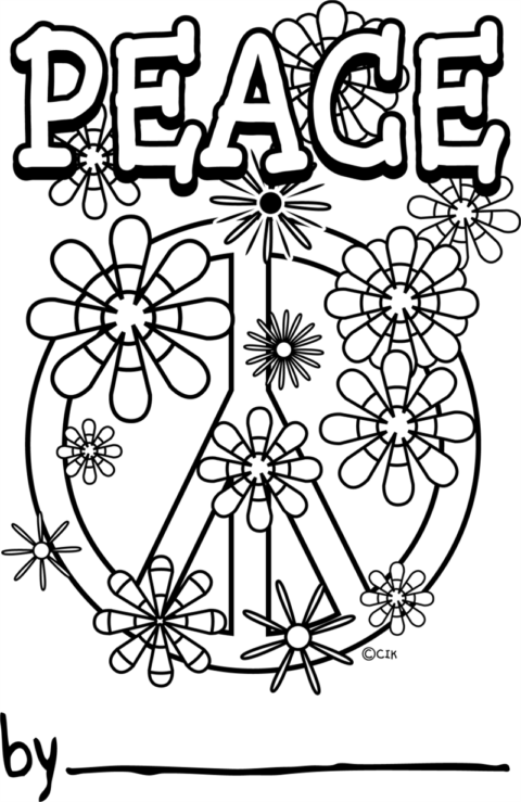 Peace Coloring Pages (1)