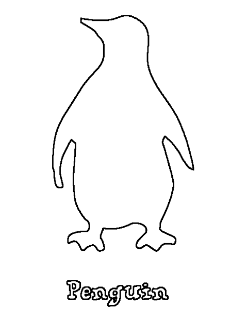 Penguin Coloring Pages (1)