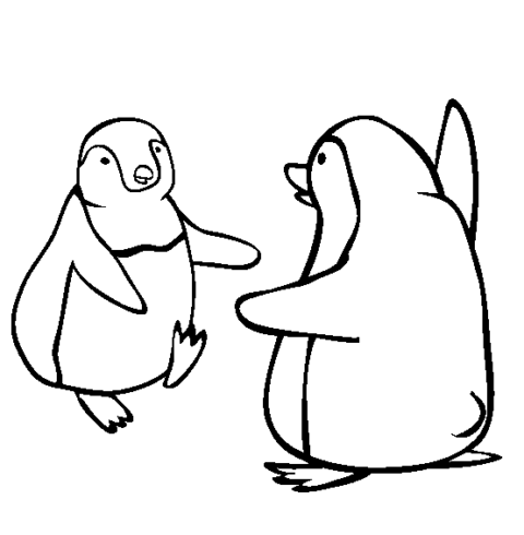 Penguin Coloring Pages (2)