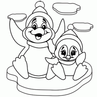 Penguin Coloring Pages (2)