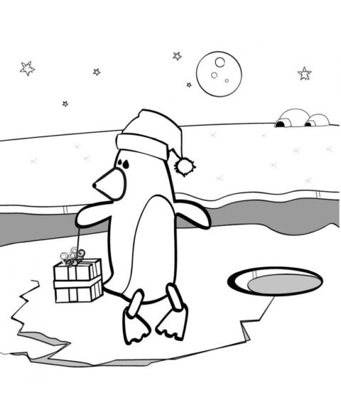 Penguin Coloring Pages (5)