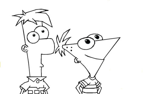 Phineas and Ferb Coloring Pages (2)