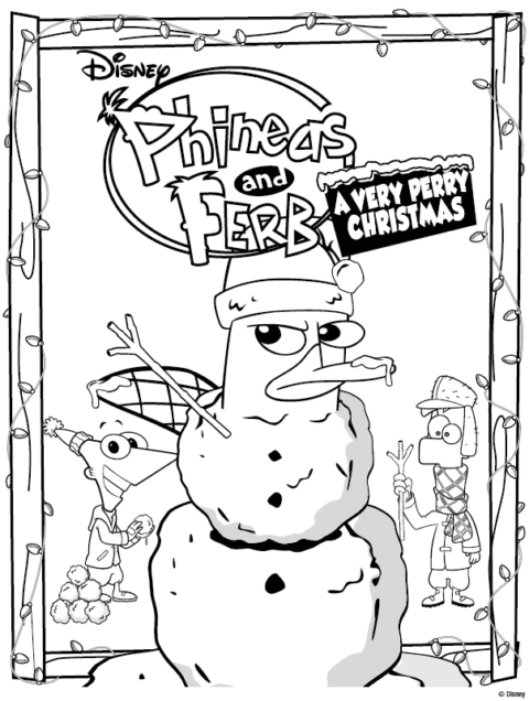 Phineas and Ferb Coloring Pages (2)