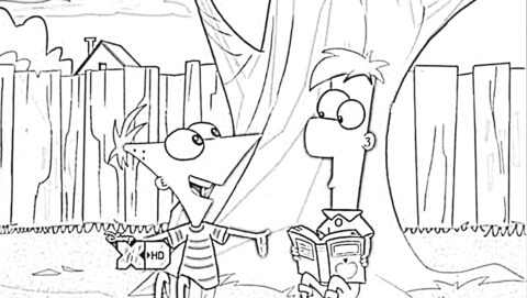 Phineas and Ferb Coloring Pages (3)