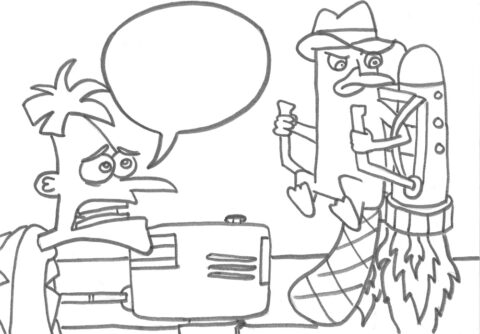 Phineas and Ferb Coloring Pages (4)
