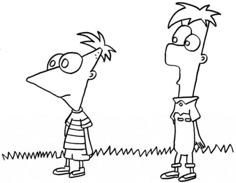 Phineas and Ferb Coloring Pages (6)