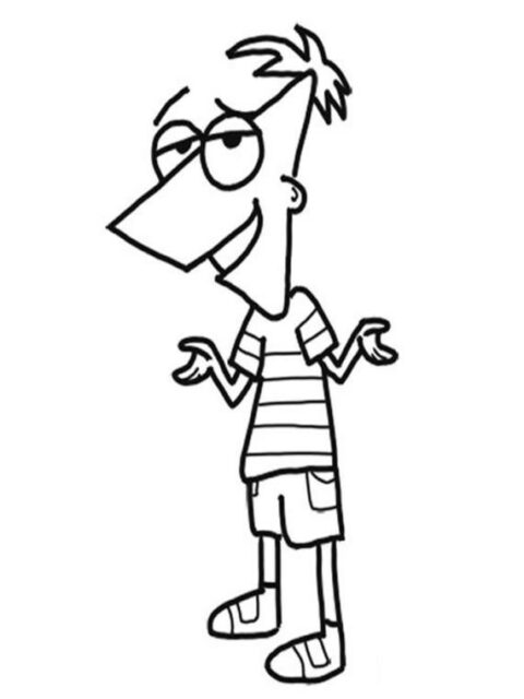 Phineas and Ferb Coloring Pages (7)
