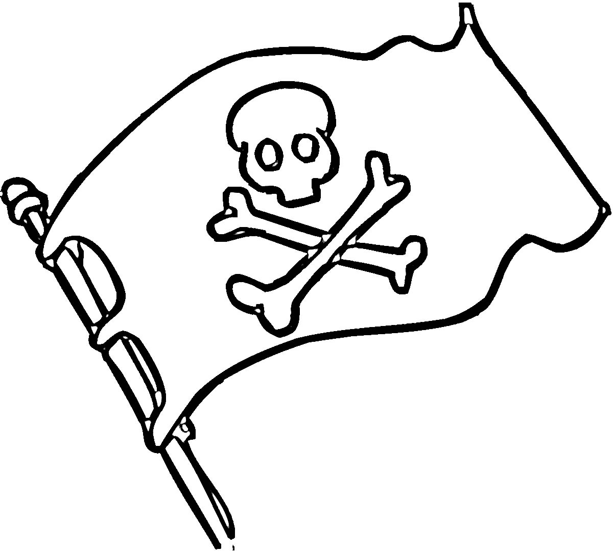 Soulmuseumblog Coloring Pages Of Pirate Flag