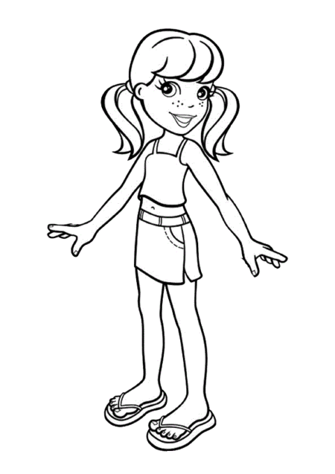 Polly Pocket Coloring Pages (1)