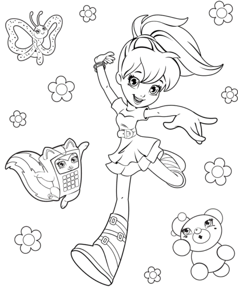 Polly Pocket Coloring Pages (3)