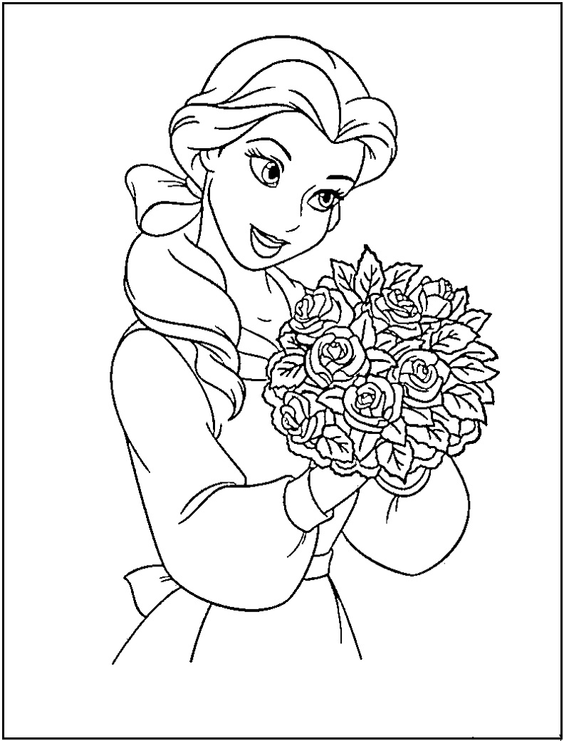 Princess Coloring Pages 1 Coloringkids