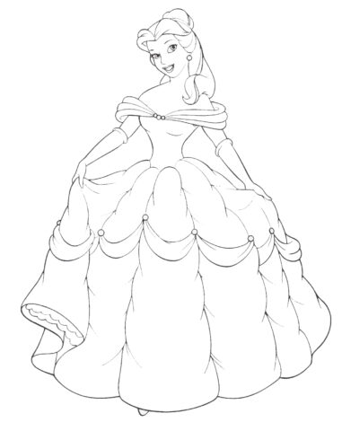 Princess Coloring Pages (10)