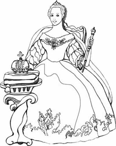 Princess Coloring Pages (5)