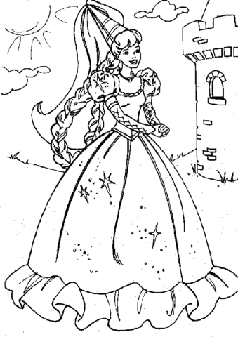 Princess Coloring Pages (6)