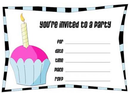Printable Birthday Invitations (24)