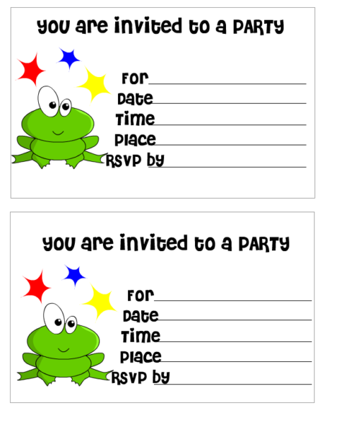 Printable Birthday Invitations (3)