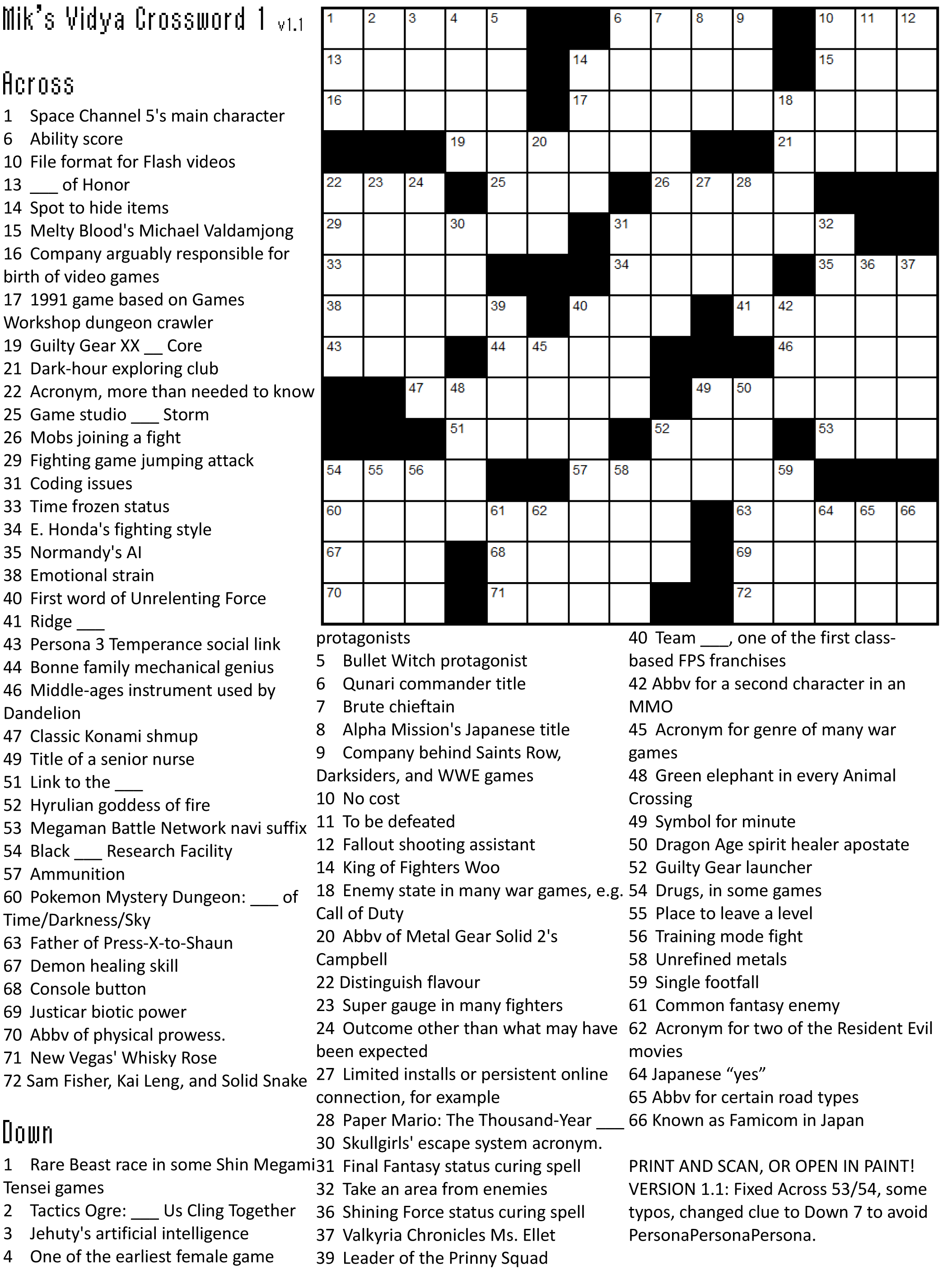 free daily themed crossword puzzles