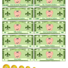 printable play money 13 coloring kids