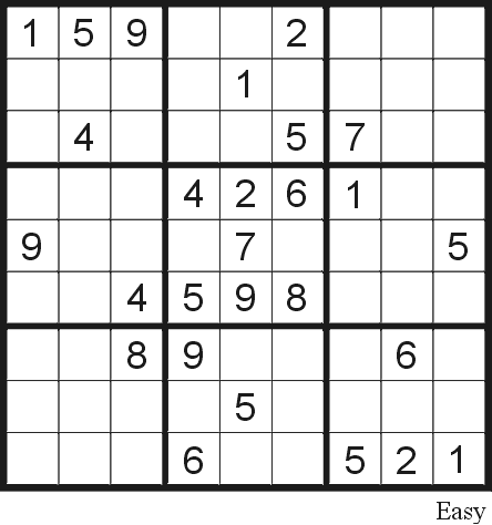 easy beginner sudoku puzzles printable