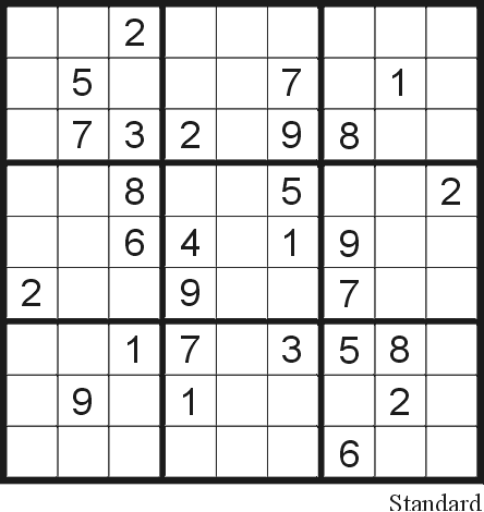 Printable Sudoku Puzzles (17)