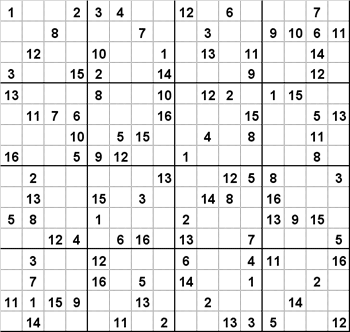 Printable Sudoku Puzzles (21)