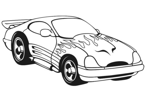 Racing Car Coloring Pages |coloringkids.org