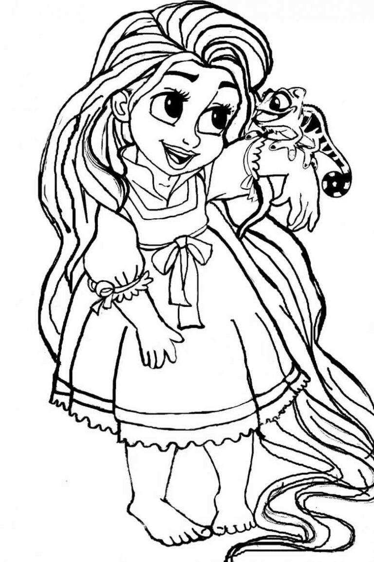 Rapunzel Coloring Pages - Coloringkids.org