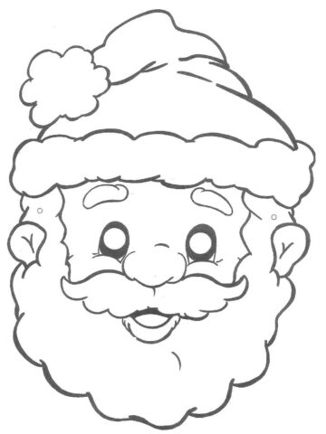 Santa Coloring Pages (17)