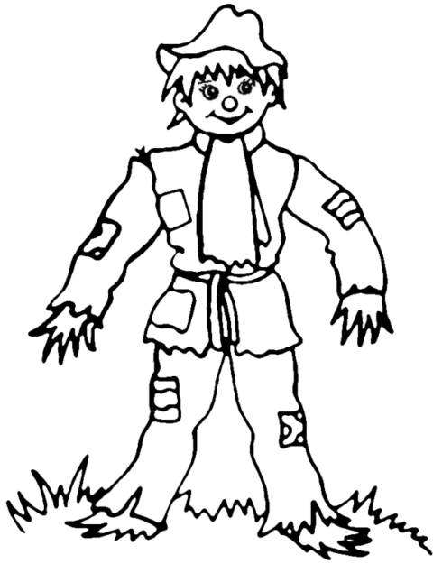 Scarecrow-Coloring-Pages halloween