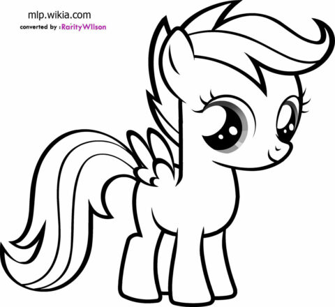 Scootaloo Coloring Pages | Coloring99.com