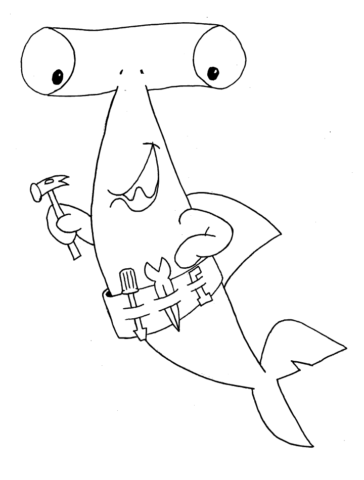 Shark Coloring Pages (13)