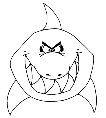 Shark Coloring Pages (14)