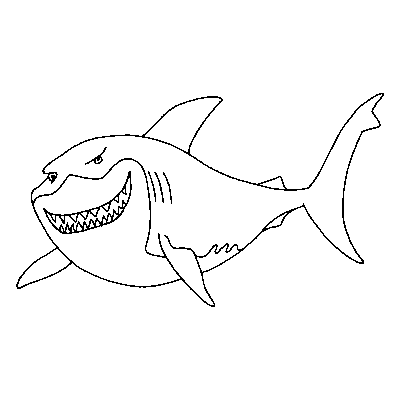 Shark Coloring Pages (16)