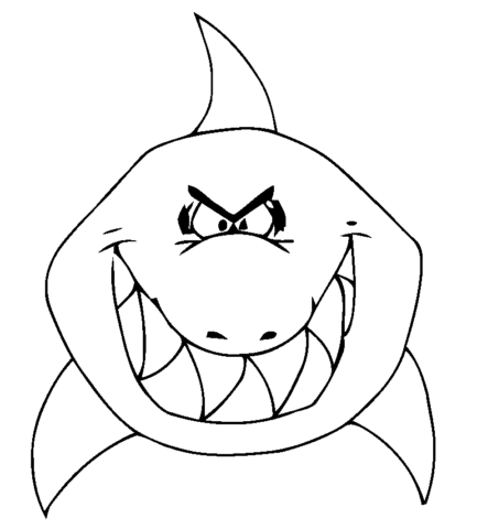 Shark Coloring Pages (7)