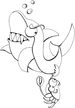 Shark Coloring Pages (8)