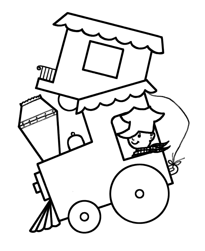 Simple Coloring Pages (5) - Coloring Kids