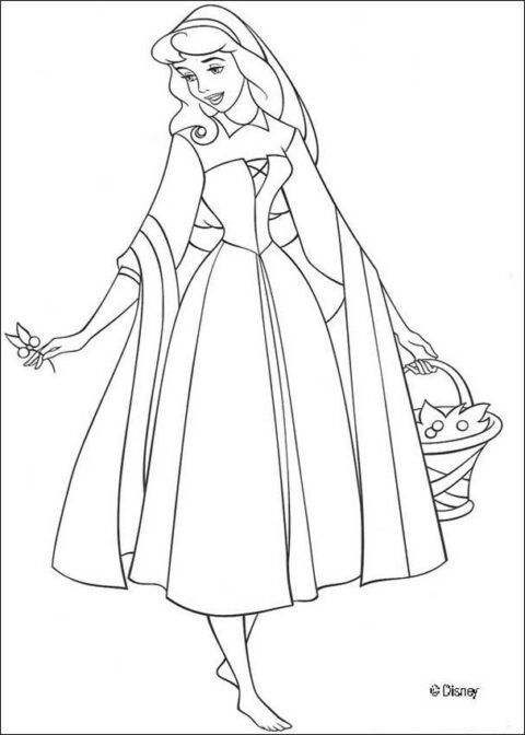 Sleeping Beauty Coloring Pages (3)