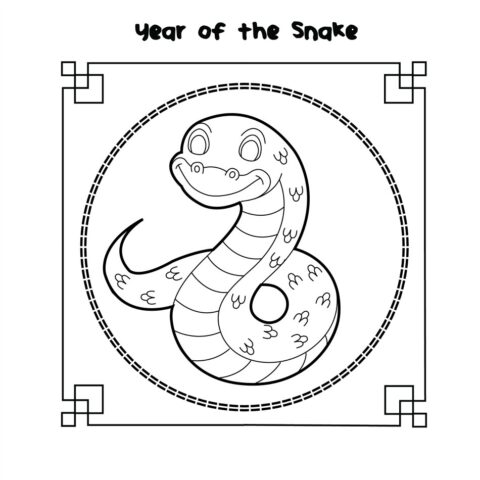 Snake Coloring Pages (4)