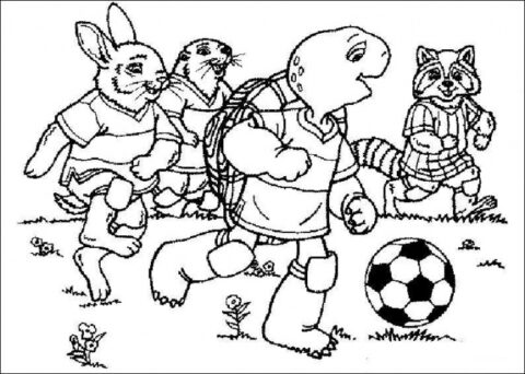 Soccer Coloring Pages (1)